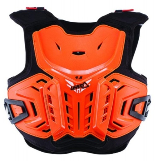 Защита панцирь подростковый Leatt Chest Protector 4.5 Junior Orange/White L/XL pitbikemarket.ru