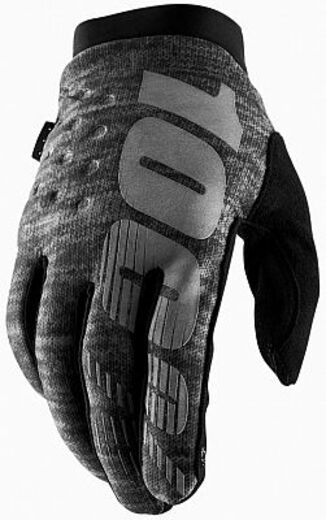 Мотоперчатки 100% Brisker Glove Heather Grey M (10016-007-11) pitbikemarket.ru