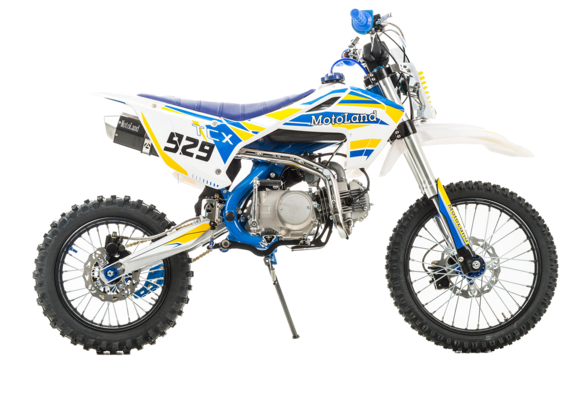 Питбайк  Motoland TCX125 E 17/14 синий pitbikemarket.ru