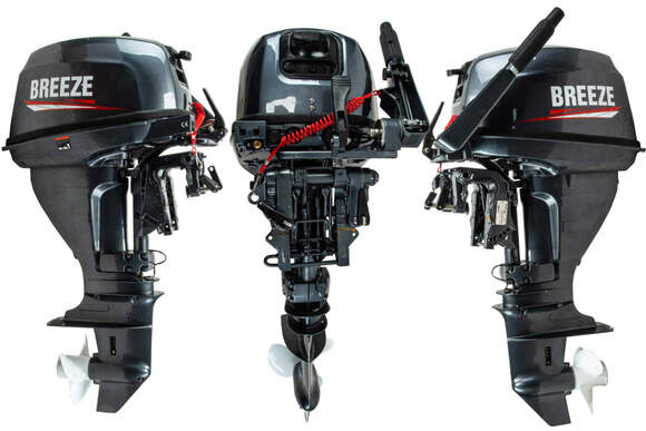 Лодочный мотор BREEZE F9,9S (15л.с.) (4х тактный) pitbikemarket.ru