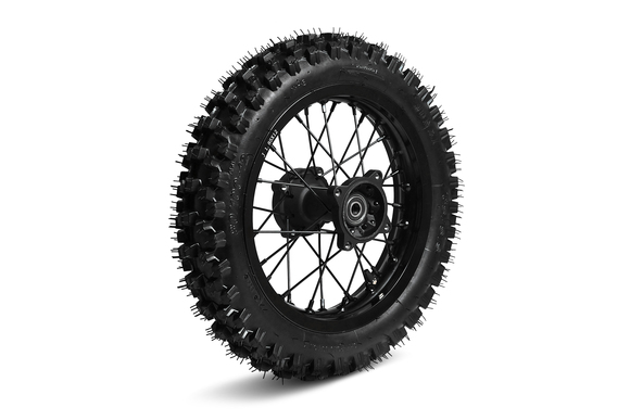 Колесо в сборе заднее для питбайка R12 (алюминиевое, ось-15мм) (без звезды и торм.диска) pitbikemarket.ru