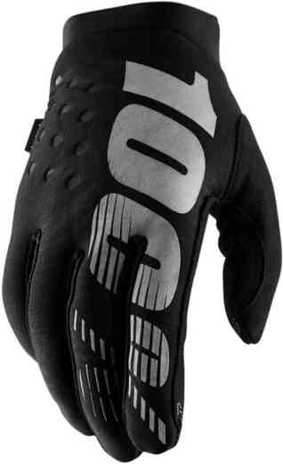 Мотоперчатки подростковые 100% Brisker Youth Glove Подростковый, L, черный, 2020 (10016-057-06) pitbikemarket.ru