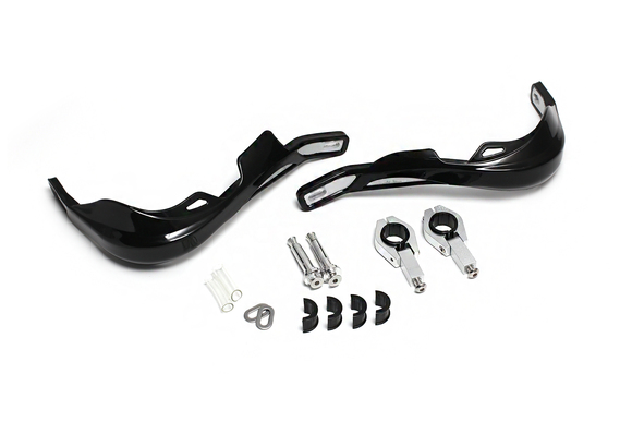 Защита рук для питбайка и эндуро (пара) 22-28мм HP03  армированные черные pitbikemarket.ru